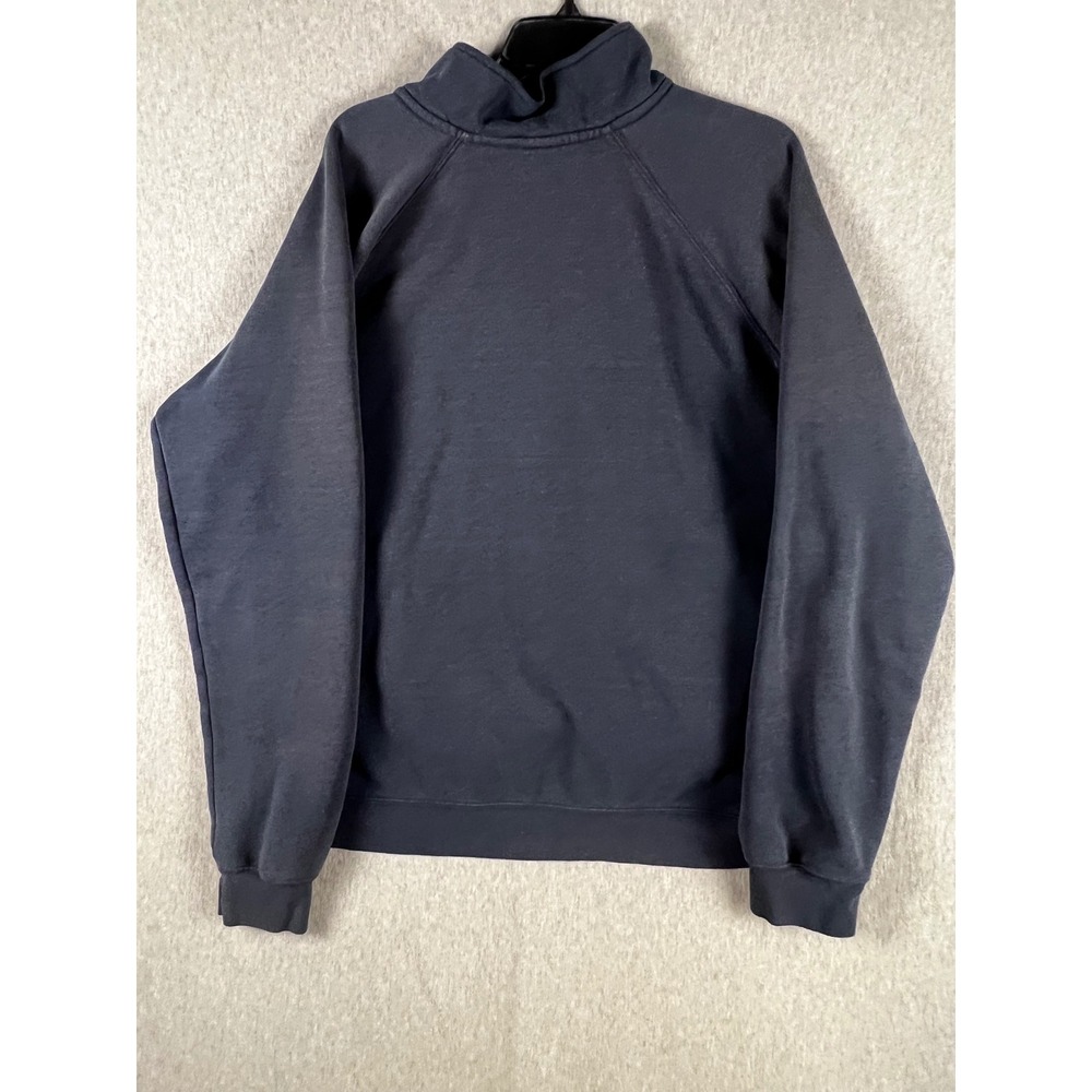 Carhartt Mens 2XL Navy Blue Quarter Zip Pullover Sweatshirt Raglan Sleeve Pocket - Picture 7 of 7